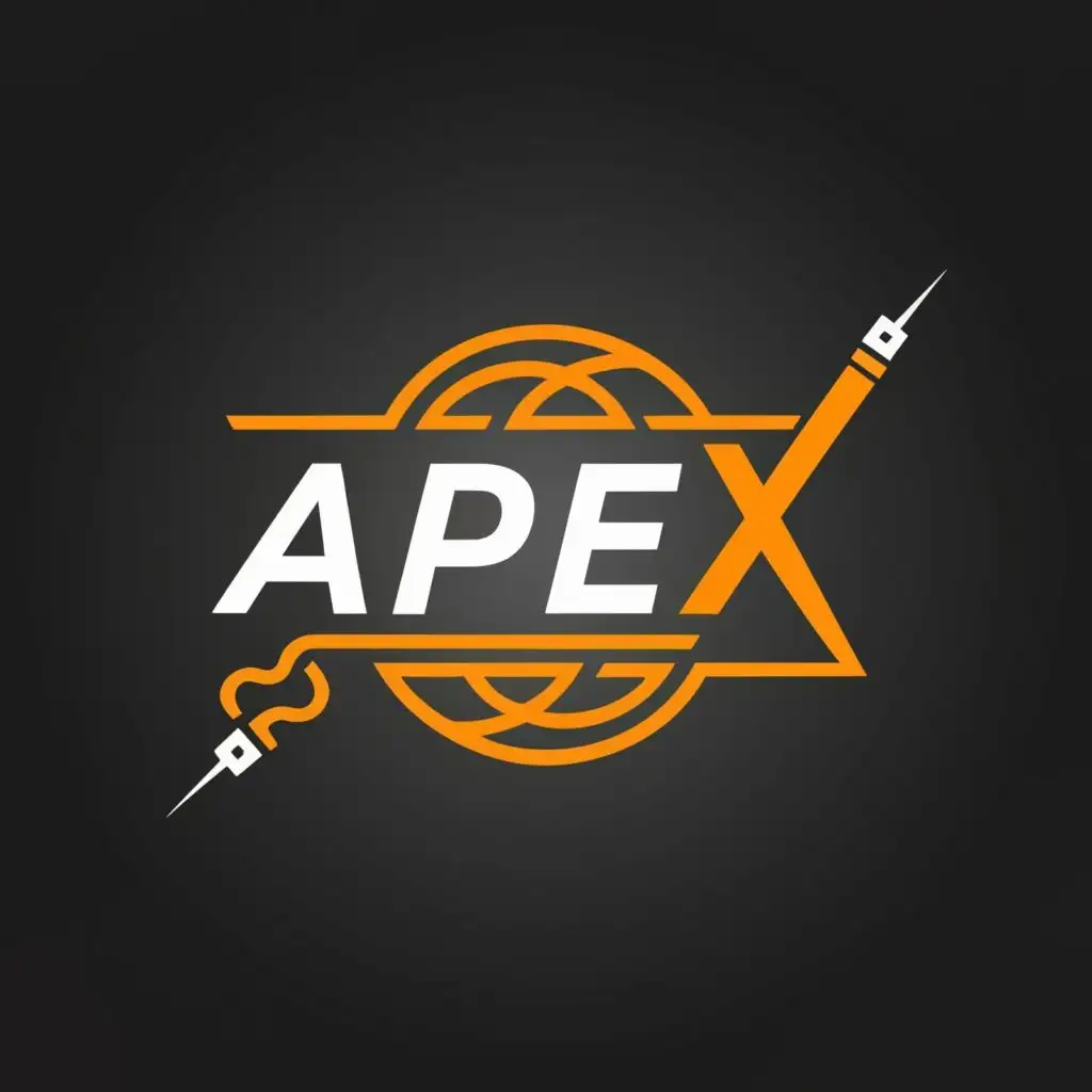 logo, Wire, Electrical, Electric, with the text "APEX Electric", typography, be used in Construction industry