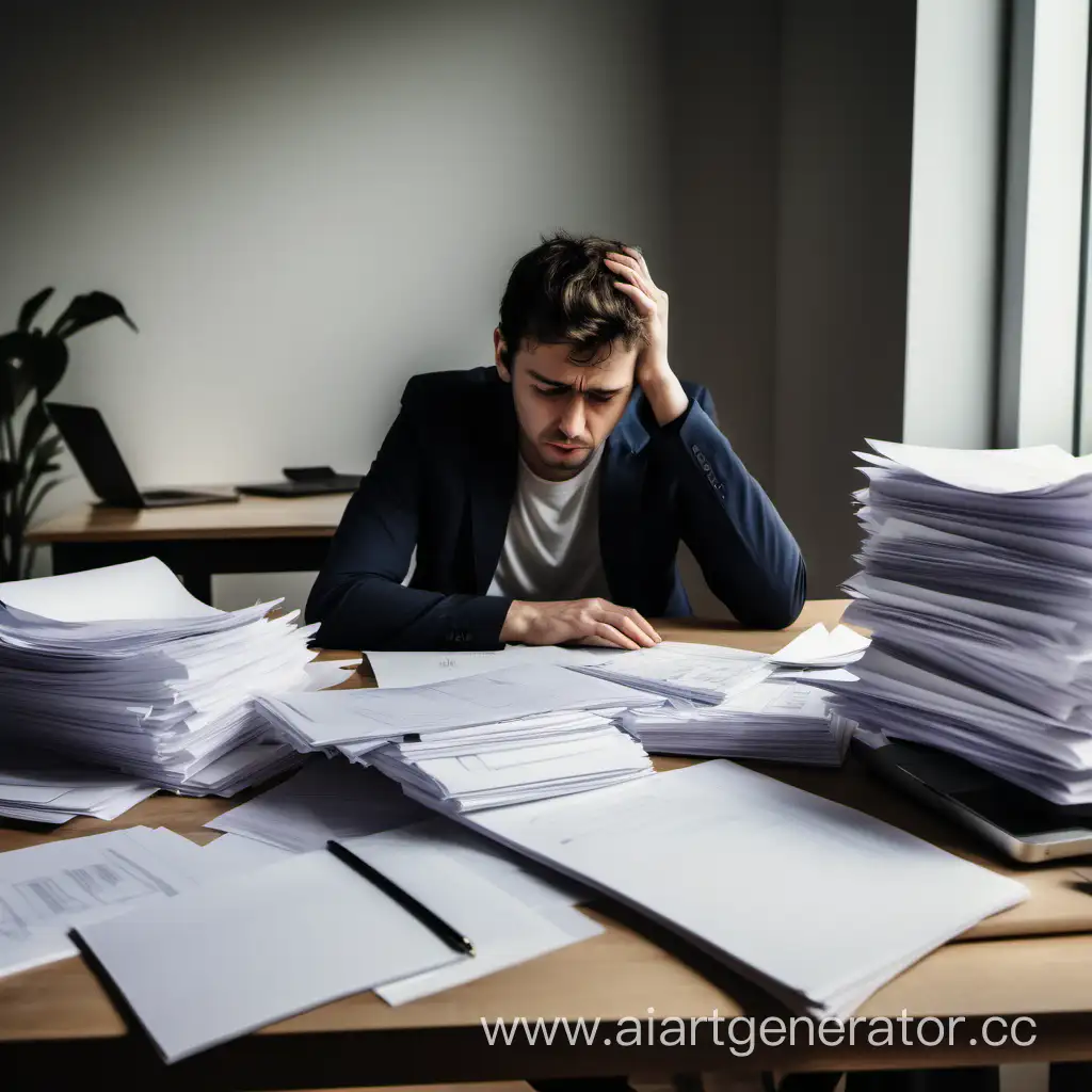 Exhausted-Person-Working-at-Laptop-Surrounded-by-Papers