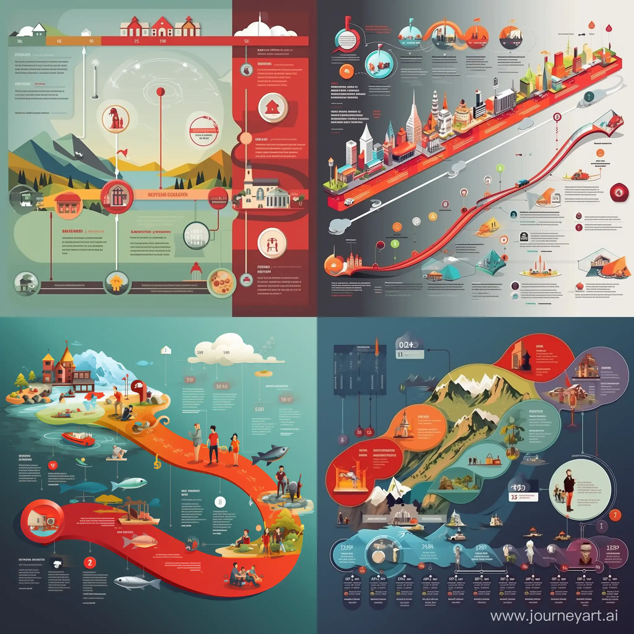 design awesome timeline infographics