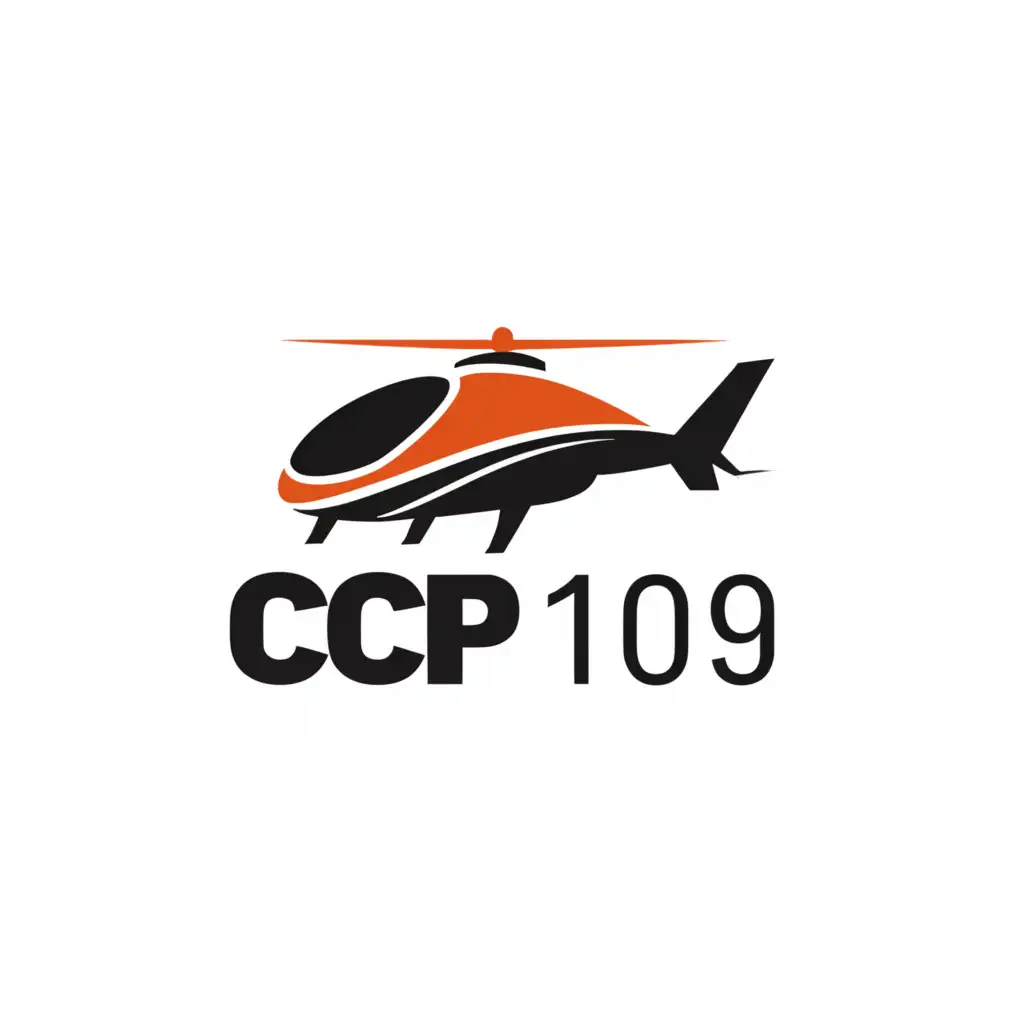 a logo design,with the text "CCP 109", main symbol:Helicopter,Moderate,be used in Технологии industry,clear background