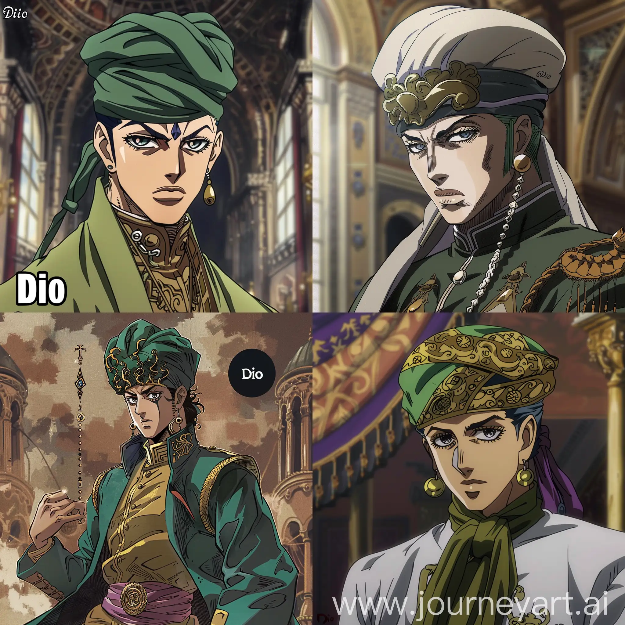 The character “Dio” in the Jojo Bizarre Adventure anime is a pasha in the Ottoman period.