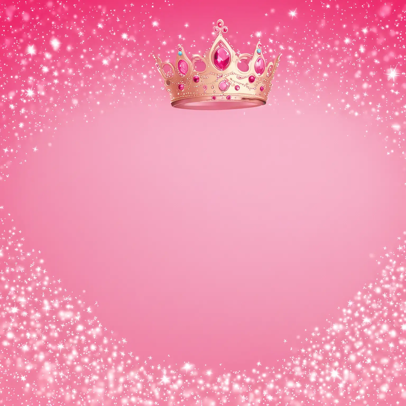 Enchanting Pink Princess Background with Sparkling Accents