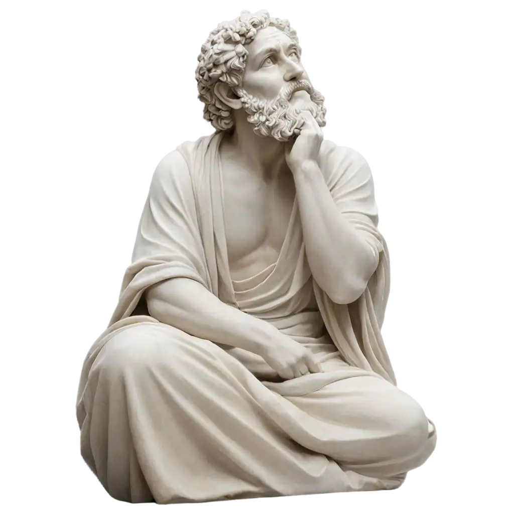 Marble-Sculpture-PNG-Ancient-Philosopher-Contemplating-on-a-Cloud