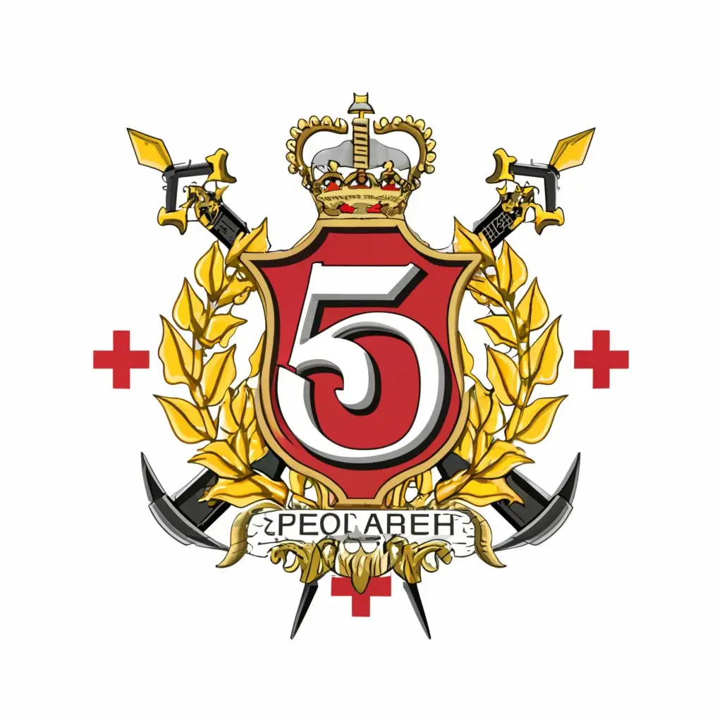 LOGO-Design-For-5th-Classical-Military-Regiment-Emblem-on-a-Moderate-Background