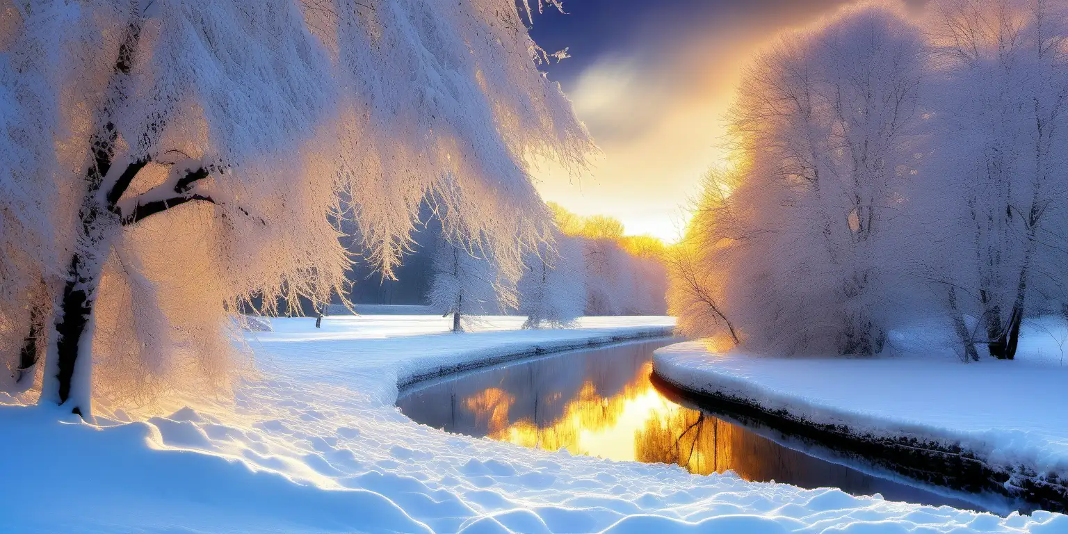 gorgeous winter scenery image