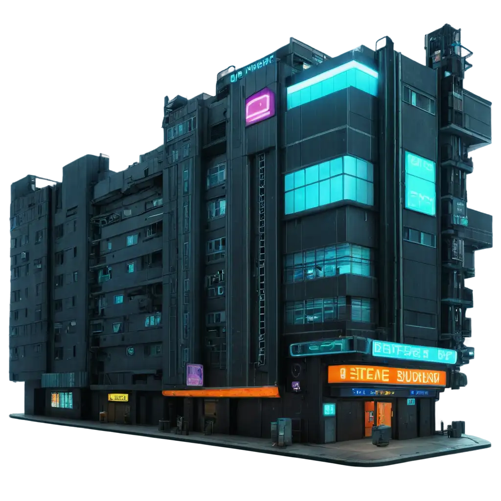Create-a-Stunning-Cyberpunk-City-Building-PNG-Image-for-Your-Futuristic-Projects
