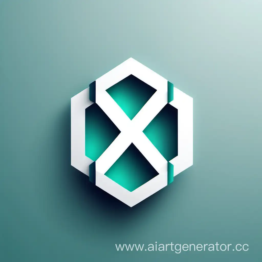 Minimalist-Hexagon-Medical-Platform-Logo-with-Inside-Letter-X