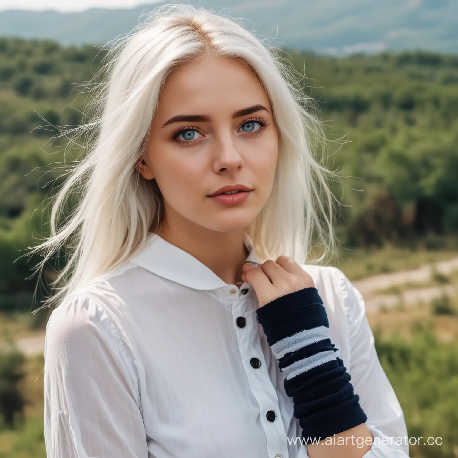 Unique-Altushka-Portrait-with-Heterochromia-in-Nature