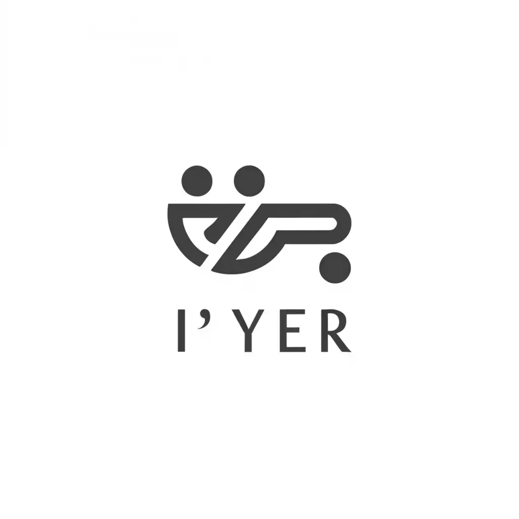 a logo design,with the text "iyer", main symbol:Iyer,Moderate,clear background