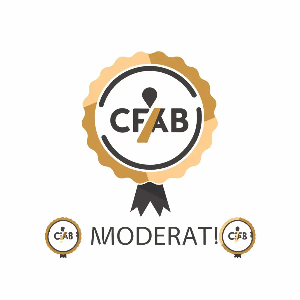 a logo design,with the text "cfab", main symbol:coin, award,Moderate,clear background