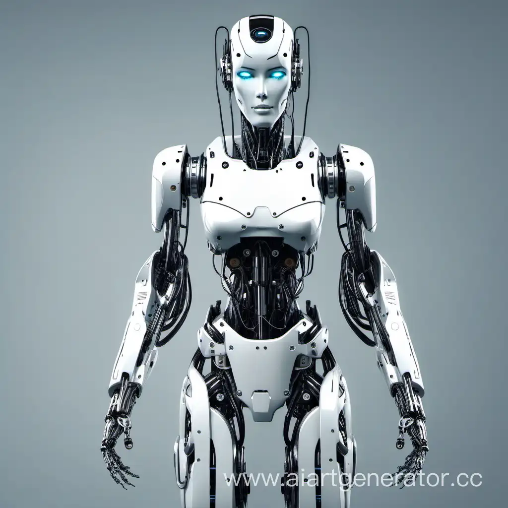 Modern-Robot-Woman-with-Mechanical-Parts