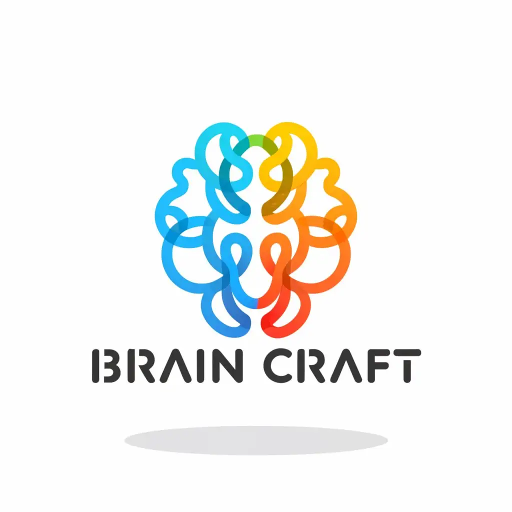 a logo design,with the text "Brain Craft", main symbol:Brain Vitality,Moderate,be used in Education industry,clear background