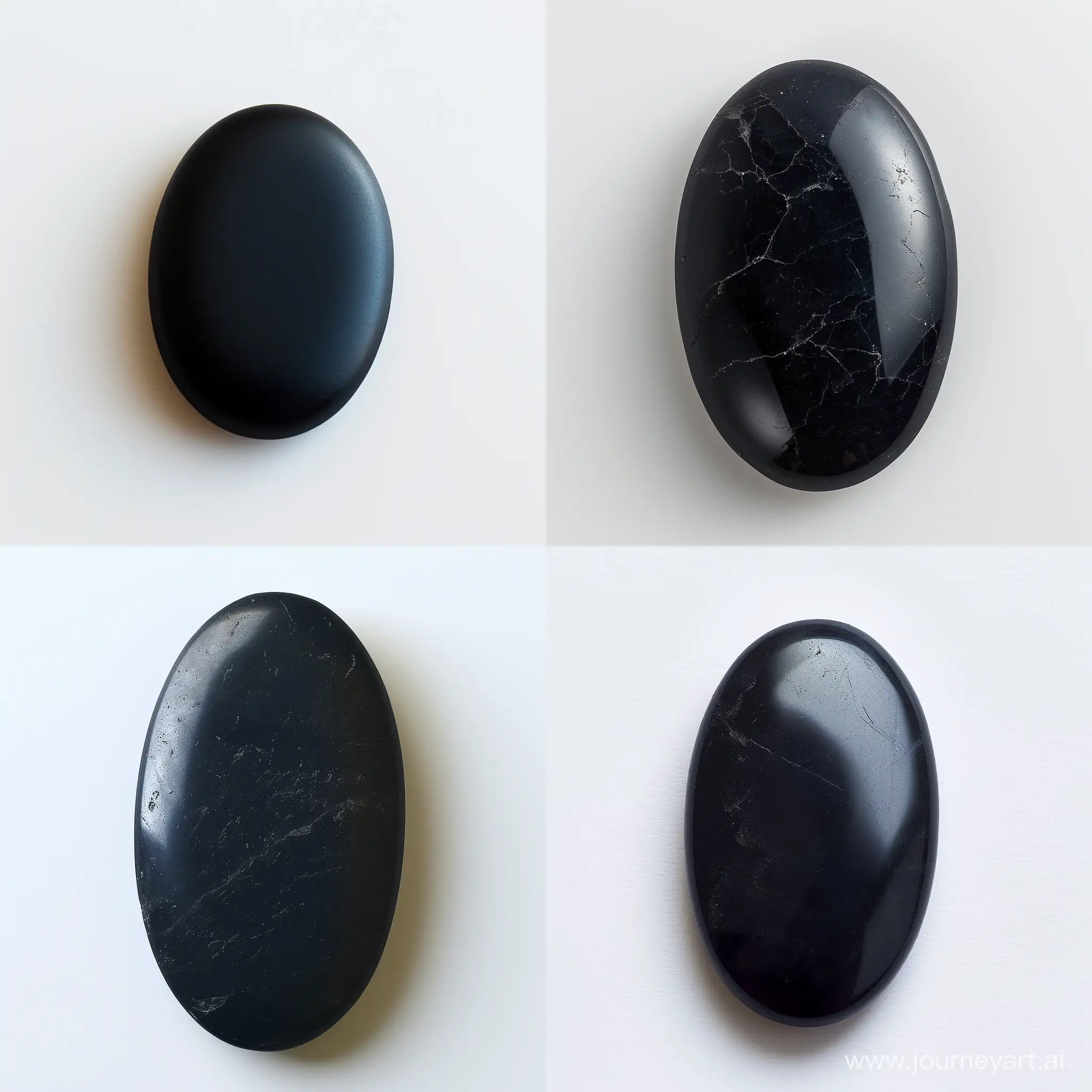 Elegant-OvalShaped-Black-Stone-Cabochon-on-White-Background