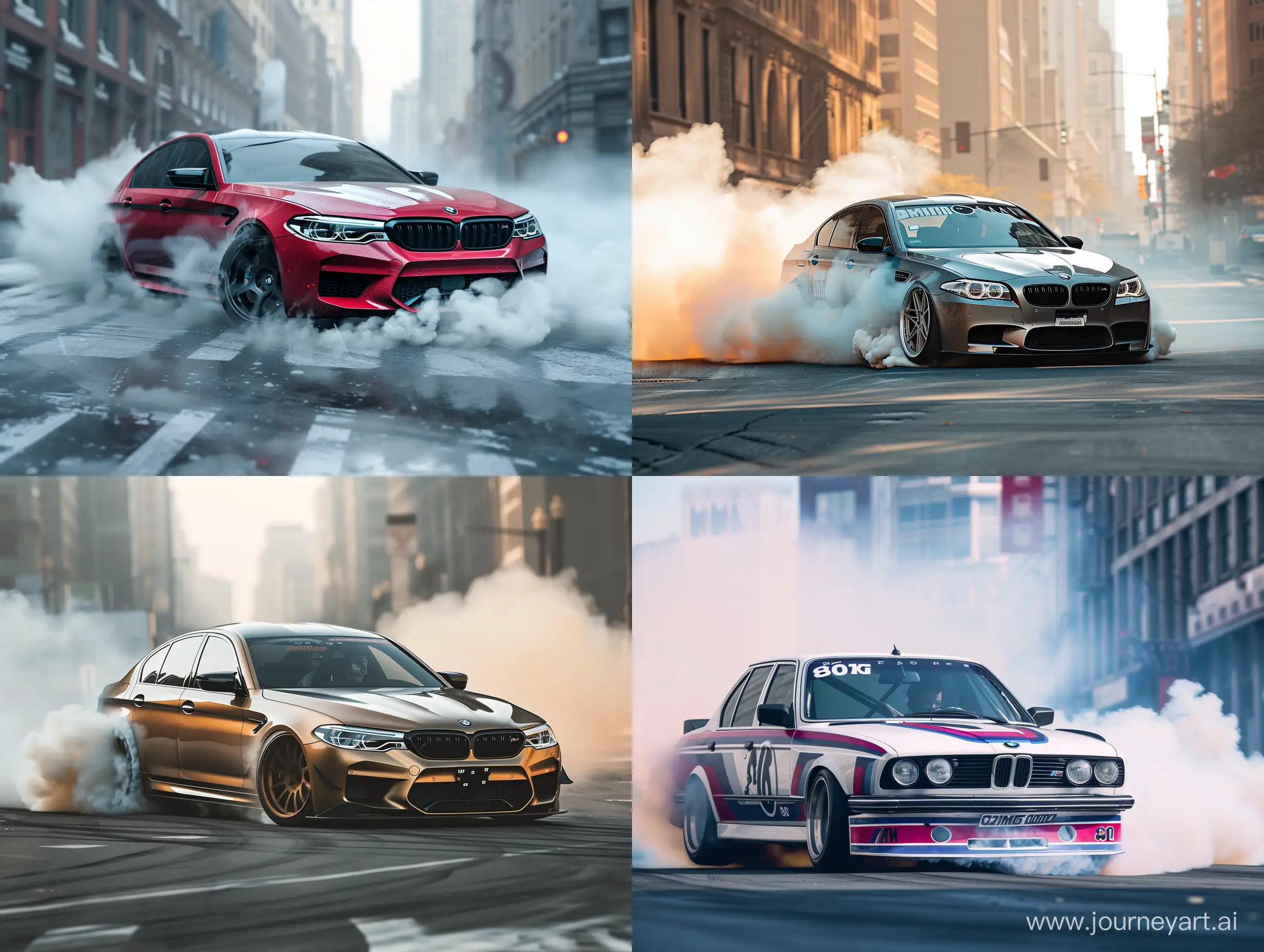 Urban-Drift-BMW-M5-Creates-Smoky-Spectacle-in-8K-Realism