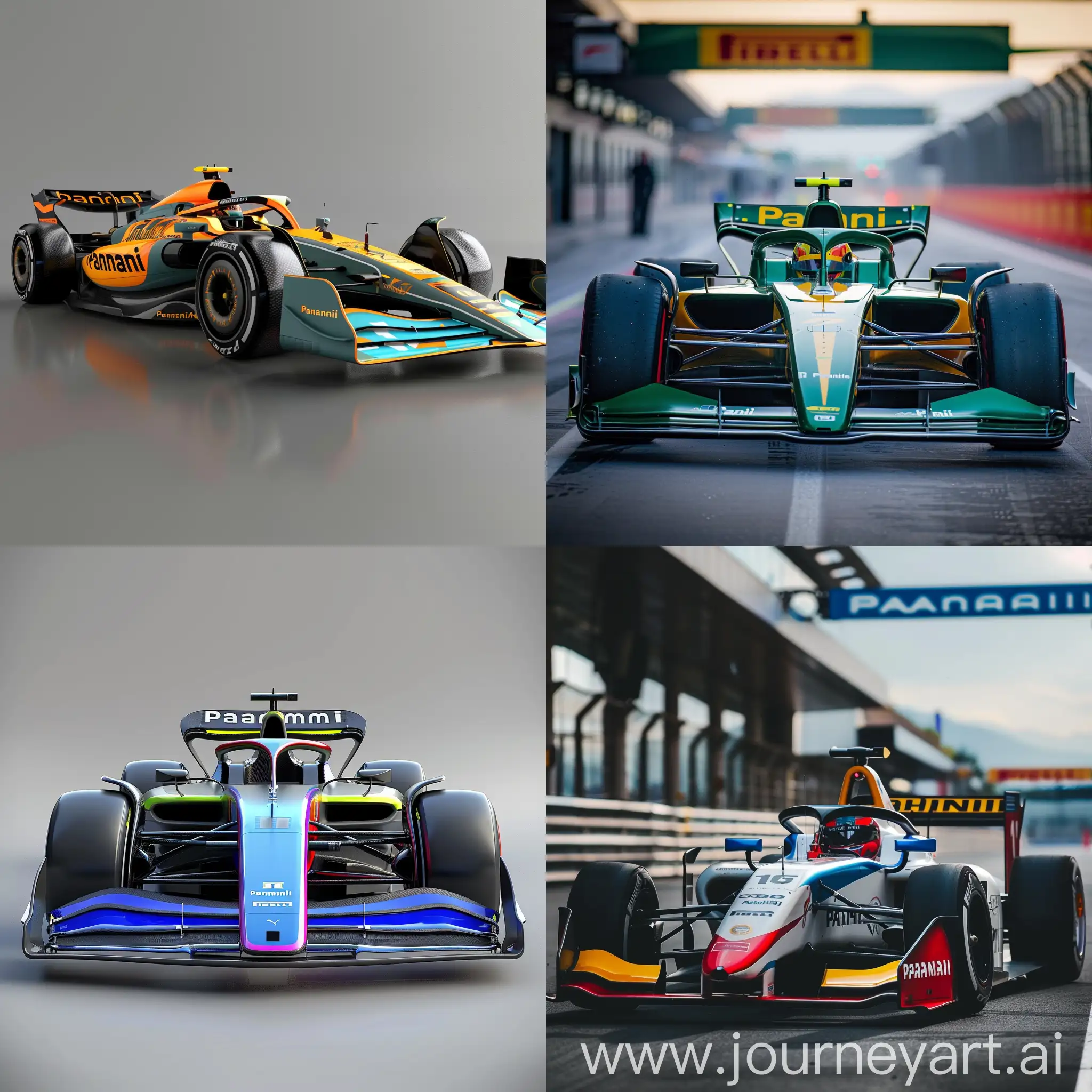 Vibrant-Panzanithemed-Formula-1-Race-Car