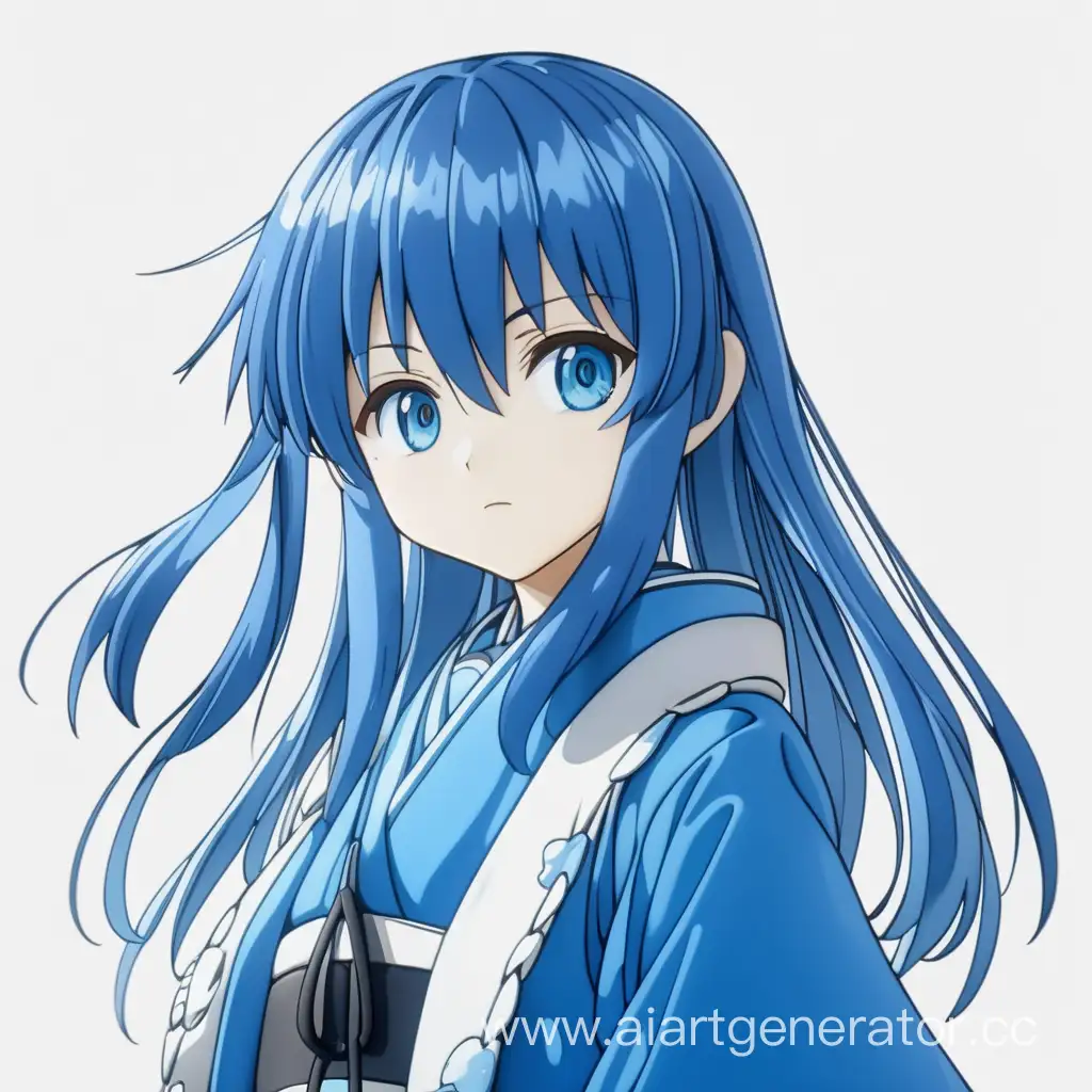 Blue-Anime-Character-in-Vibrant-4K-Illustration