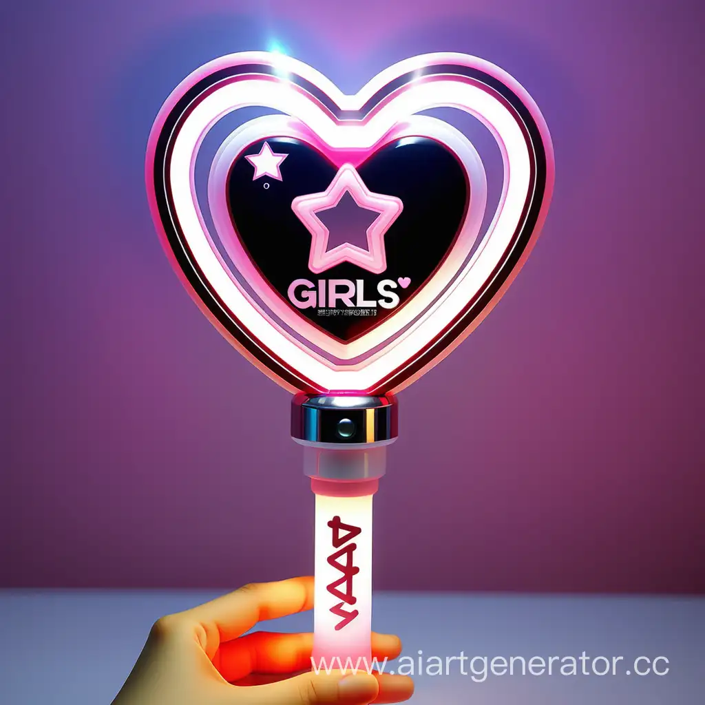 StarShaped-Kpop-Group-Girls-Lightstick-with-Heart-Effect