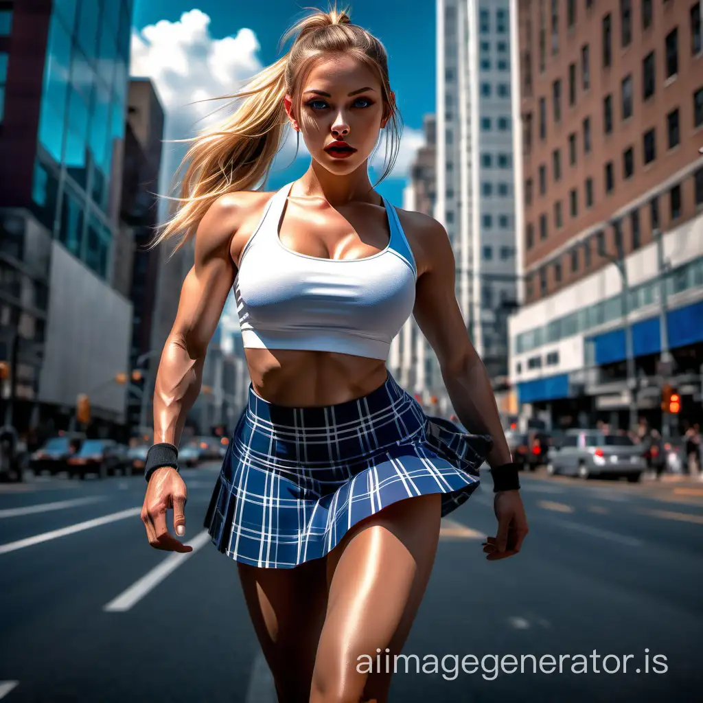Beautiful-Fitness-Girl-Walking-Downtown-Stunning-Full-Body-Portrait-in-CG-Unity-8K-Wallpaper