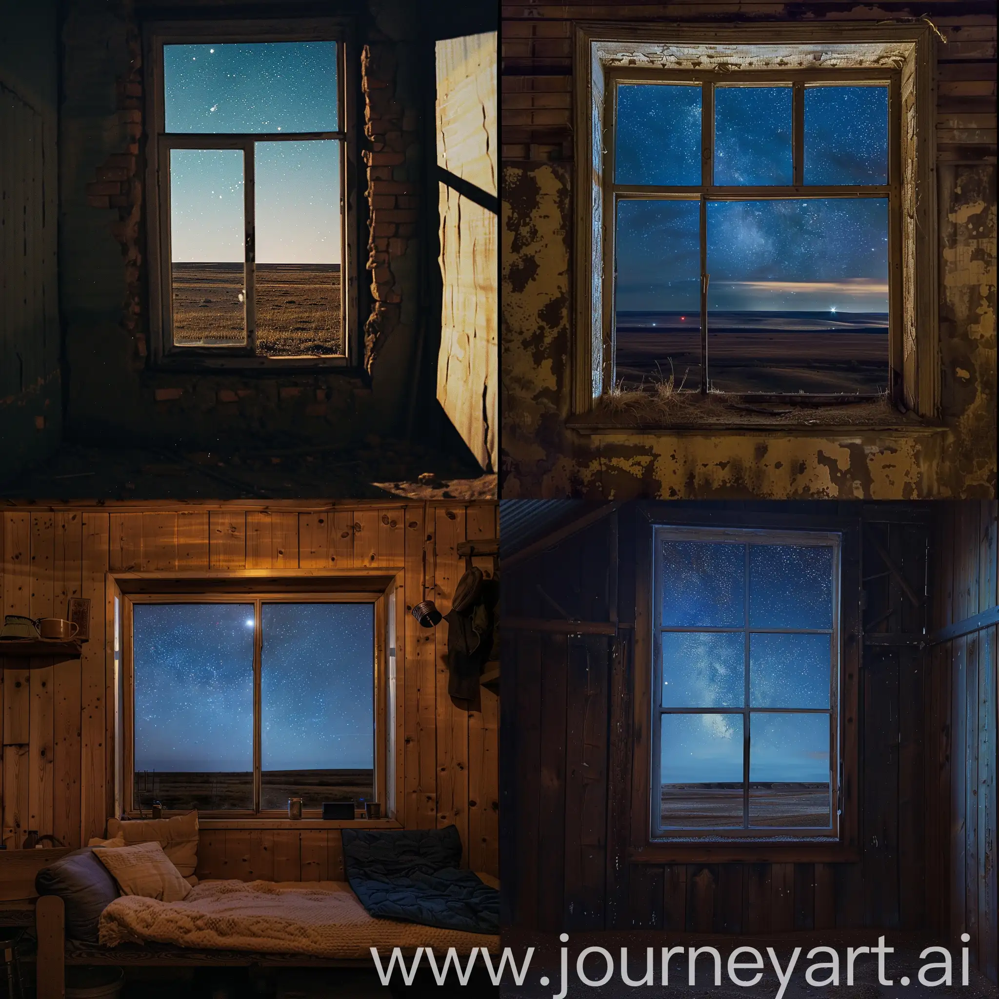 Lonely-Window-Facing-the-Night-Steppe