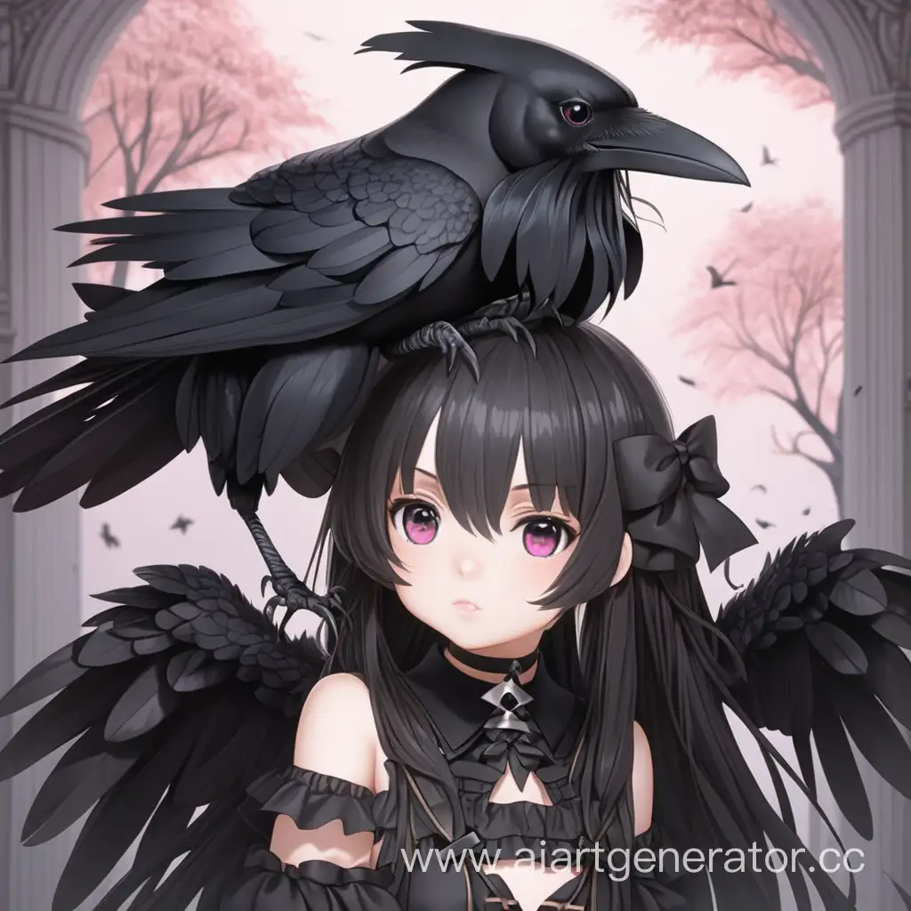 Enchanting-Crow-Loli-in-a-Fantasy-World
