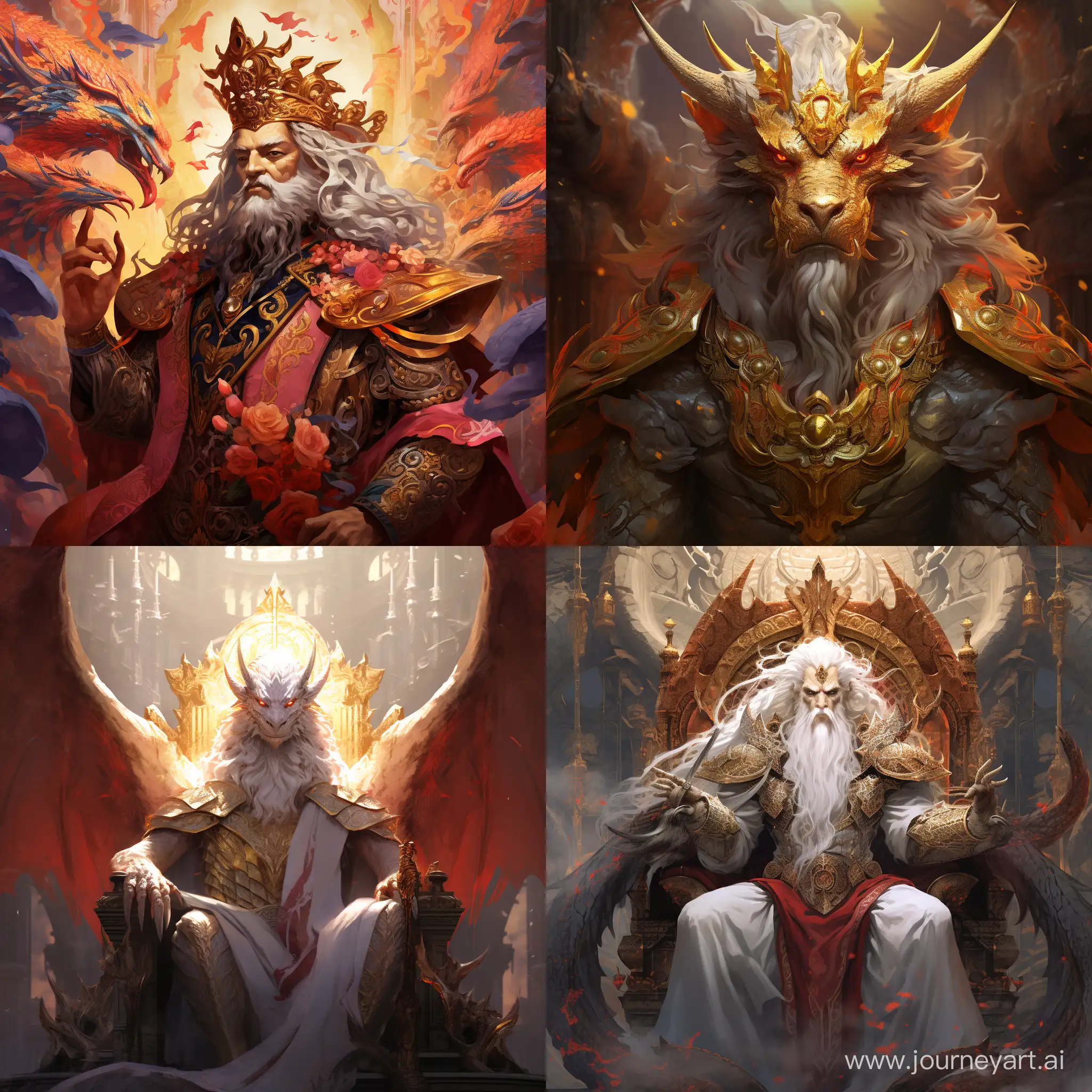 Majestic-Holy-King-of-Dragons-Digital-Artwork