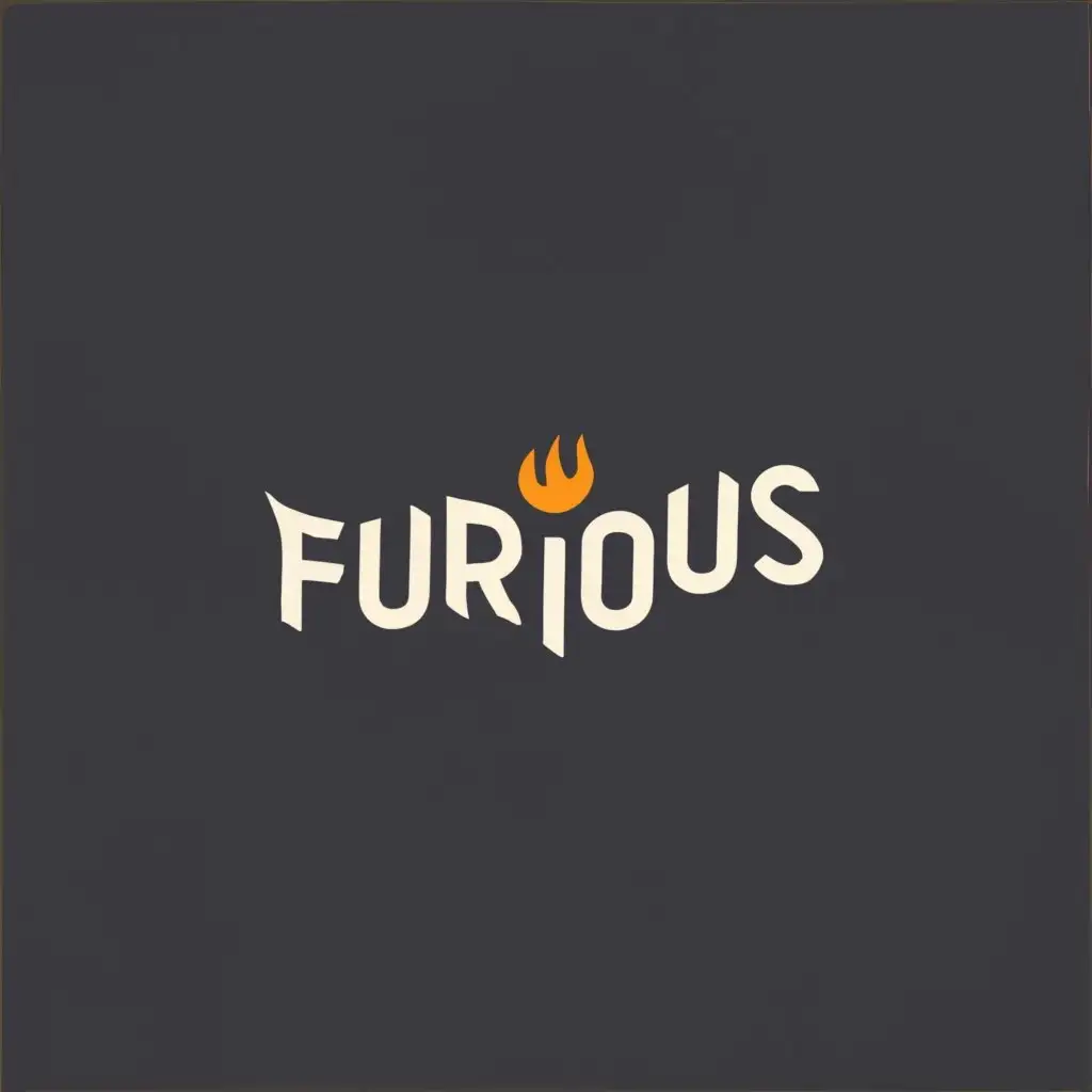 logo, Furious, with the text "Furious", typography