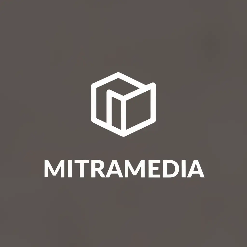 a logo design,with the text "MITRA MEDIA", main symbol:STATIONARY,Moderate,be used in Retail industry,clear background