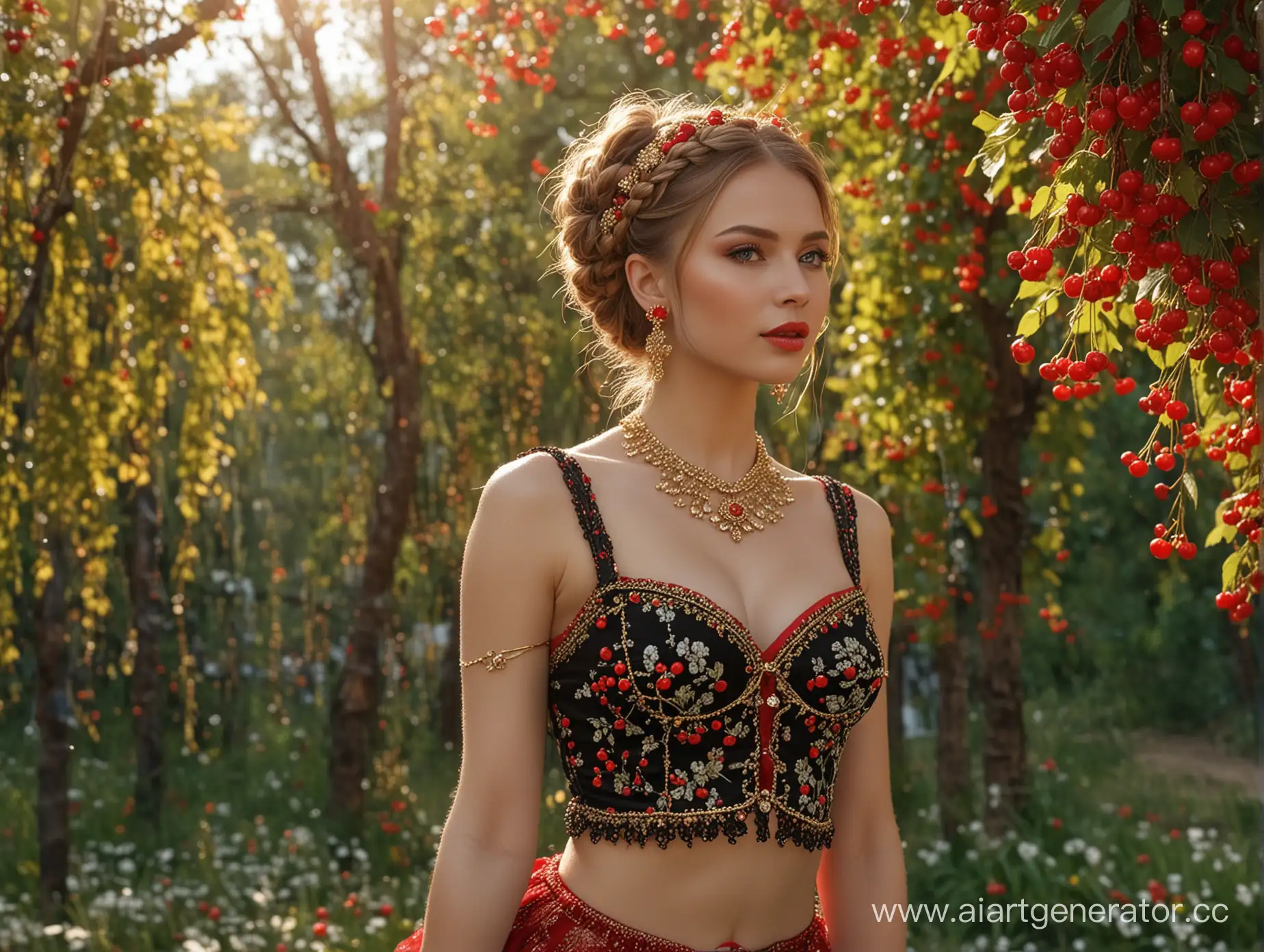 Enchanting-Russian-Beauty-in-FairyTale-Cherry-Garden