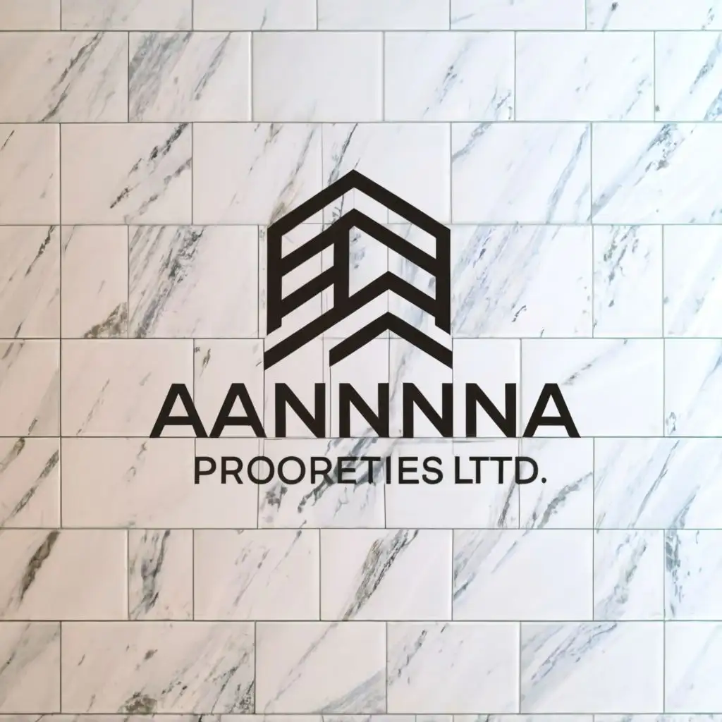 logo, tile, ceramic etc., with the text "Ananna Properties Ltd.", typography, be used in Real Estate industry