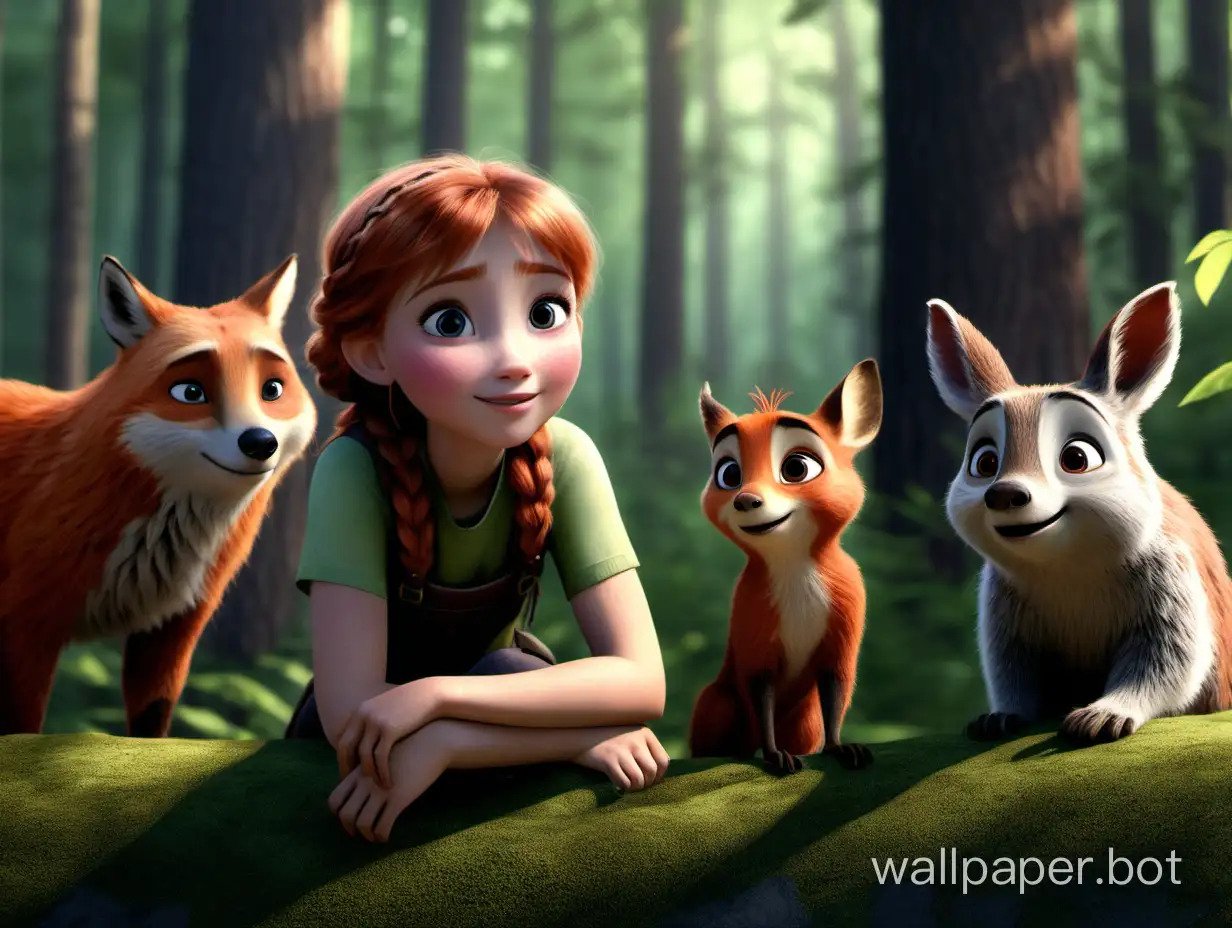 Having completed their rescue, Anna and the Forest Friends promised to support each other in everything. Their camaraderie transformed into the eternal, and each of them contributed to the preservation of the forest and its harmony. Anna realized that true strength lies in the combination of different talents and friendship to the animated film houses