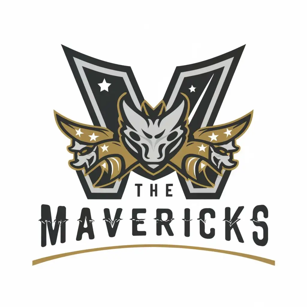 a logo design,with the text "The Mavericks", main symbol:5,Moderate,be used in Education industry,clear background