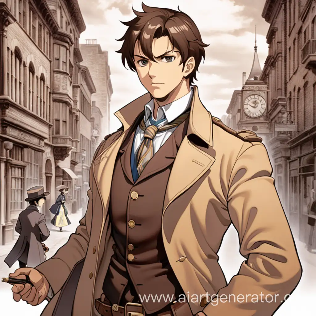 Anime-Brunette-Detectives-Assistant-in-19th-Century-America
