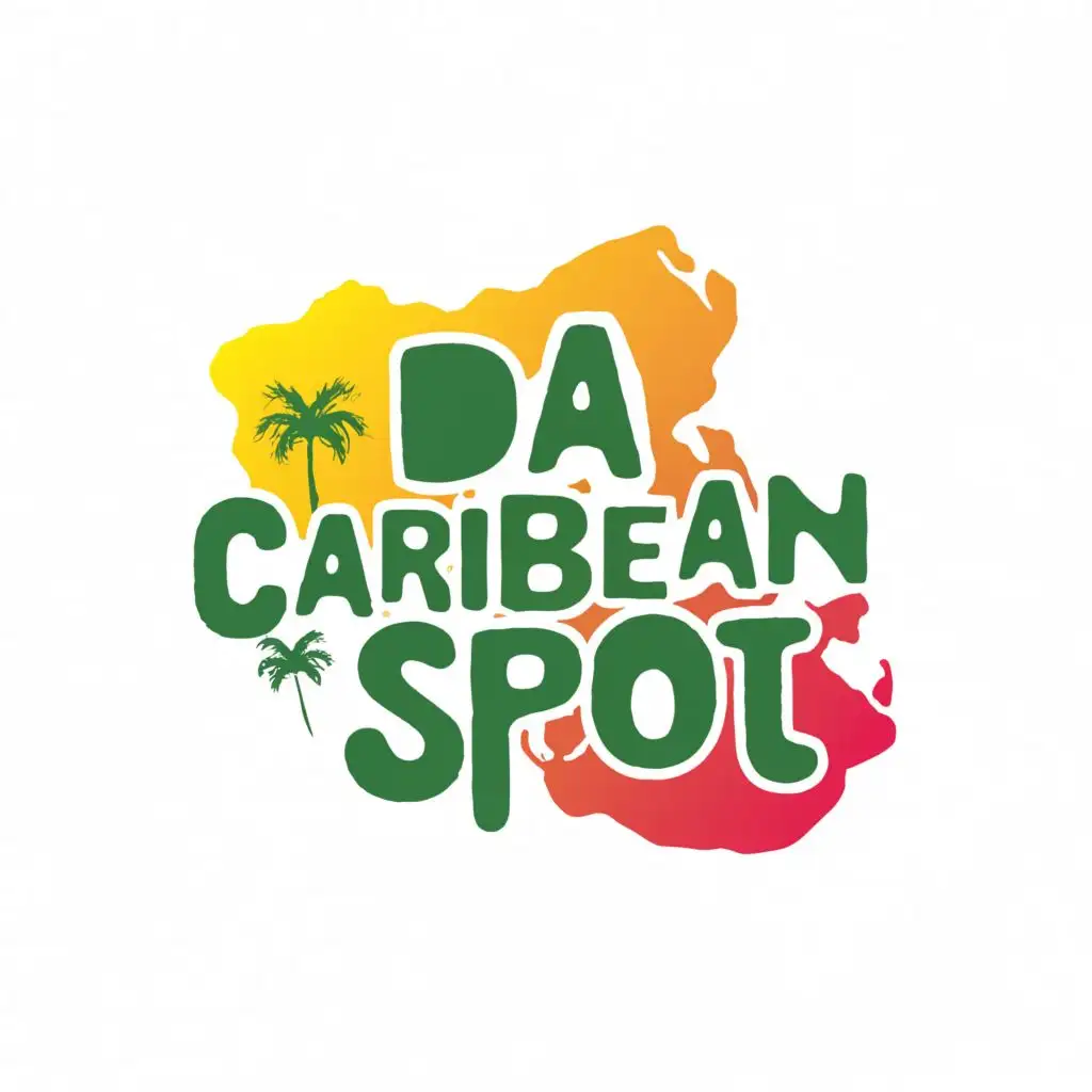 LOGO-Design-for-Da-Caribbean-Spot-Belize-Jamaica-Fusion-with-Tropical-Vibe-and-Culinary-Delights