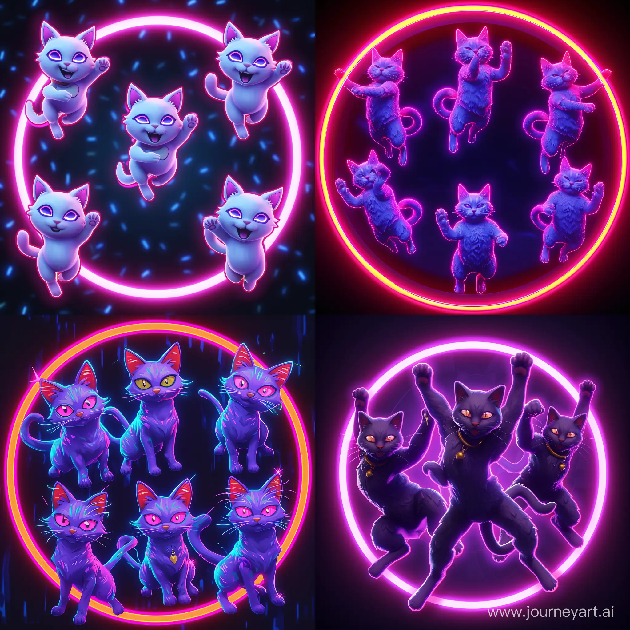 Meowscles-from-Fortnite-Presents-Five-Meowscules-on-Neon-Background