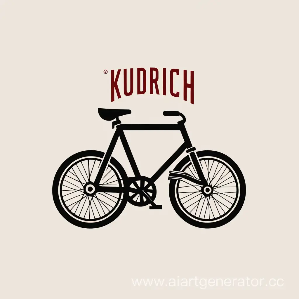 Vibrant-Logo-Design-for-Kudrich-Bicycle-Brand