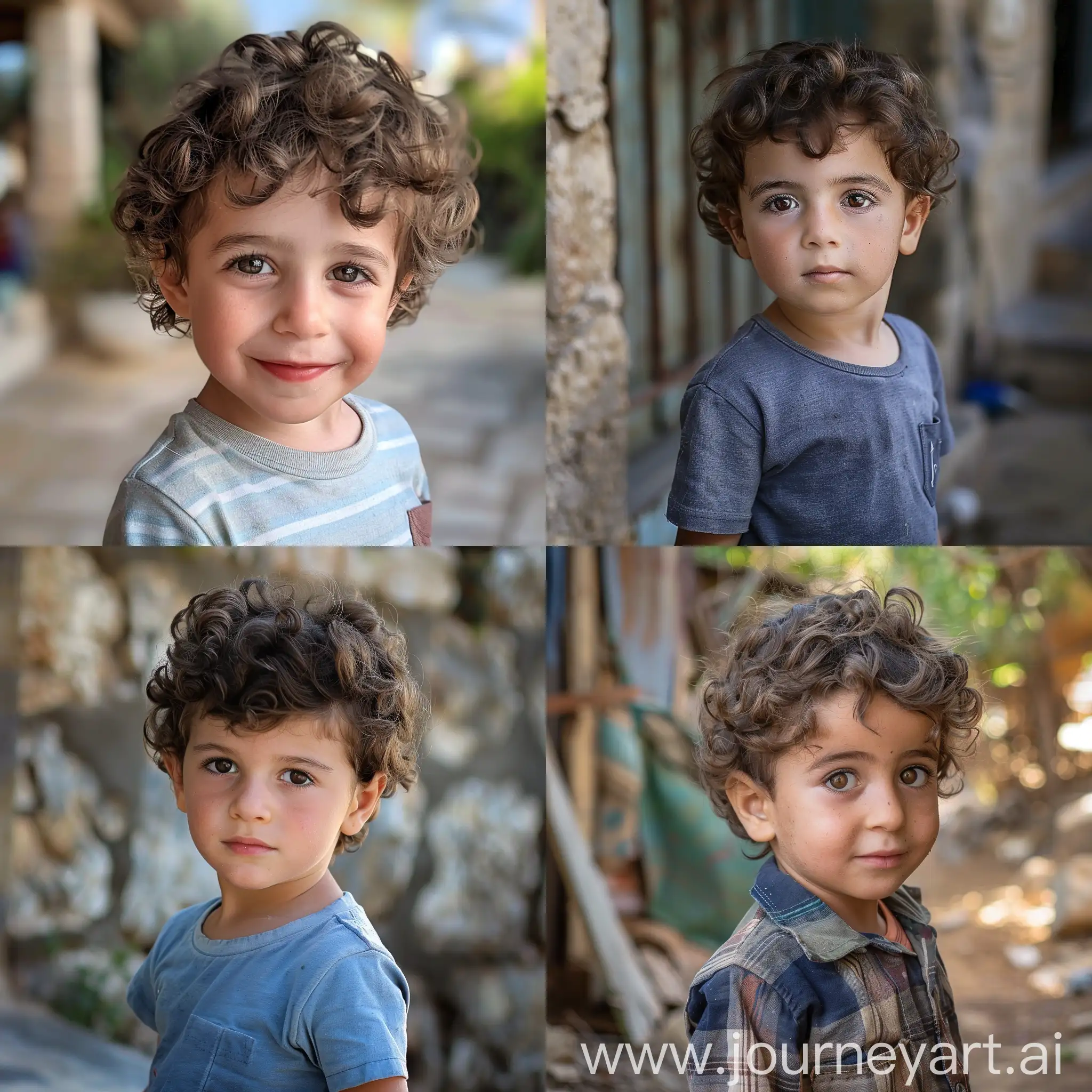 Refael a little boy living in Israel