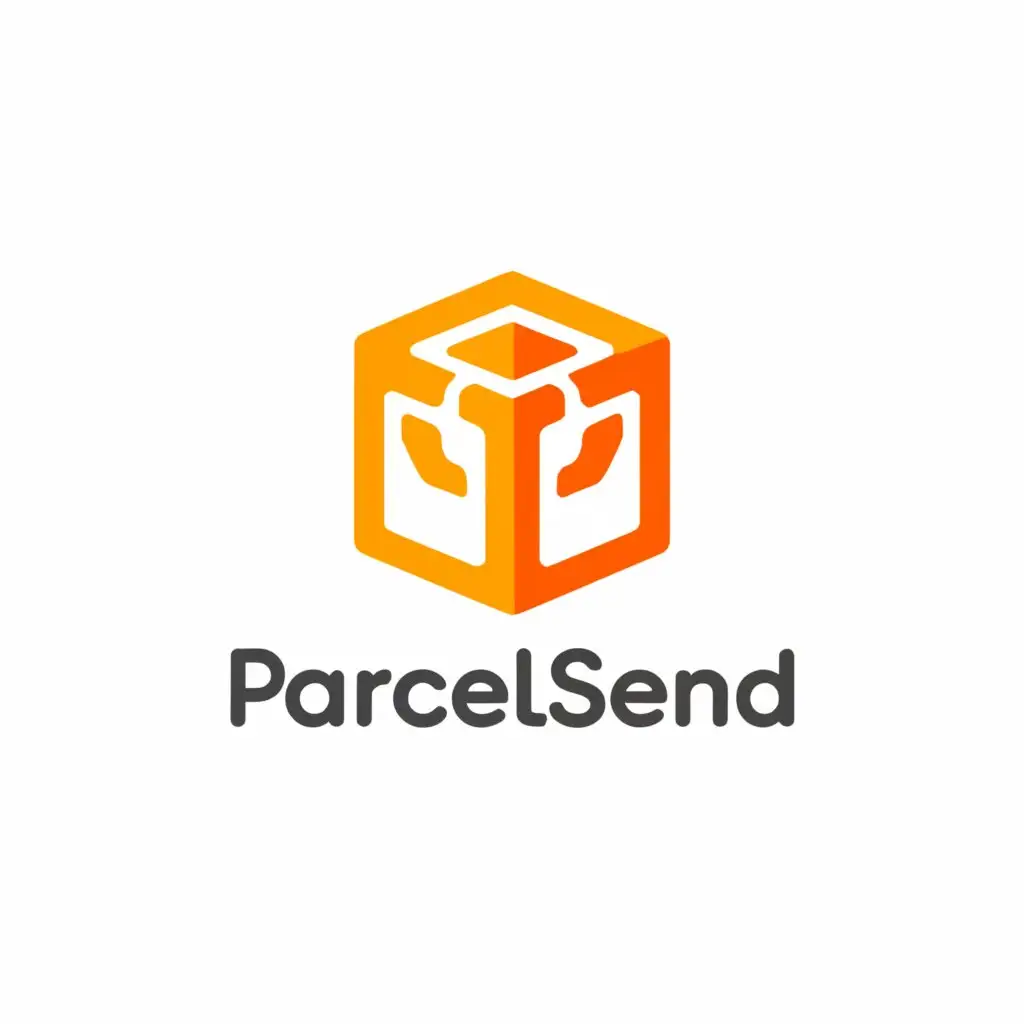 a logo design,with the text "parcelsend", main symbol:A logo for a app that organises small company deliveries in the Netherlands and Germany,Moderate,clear background