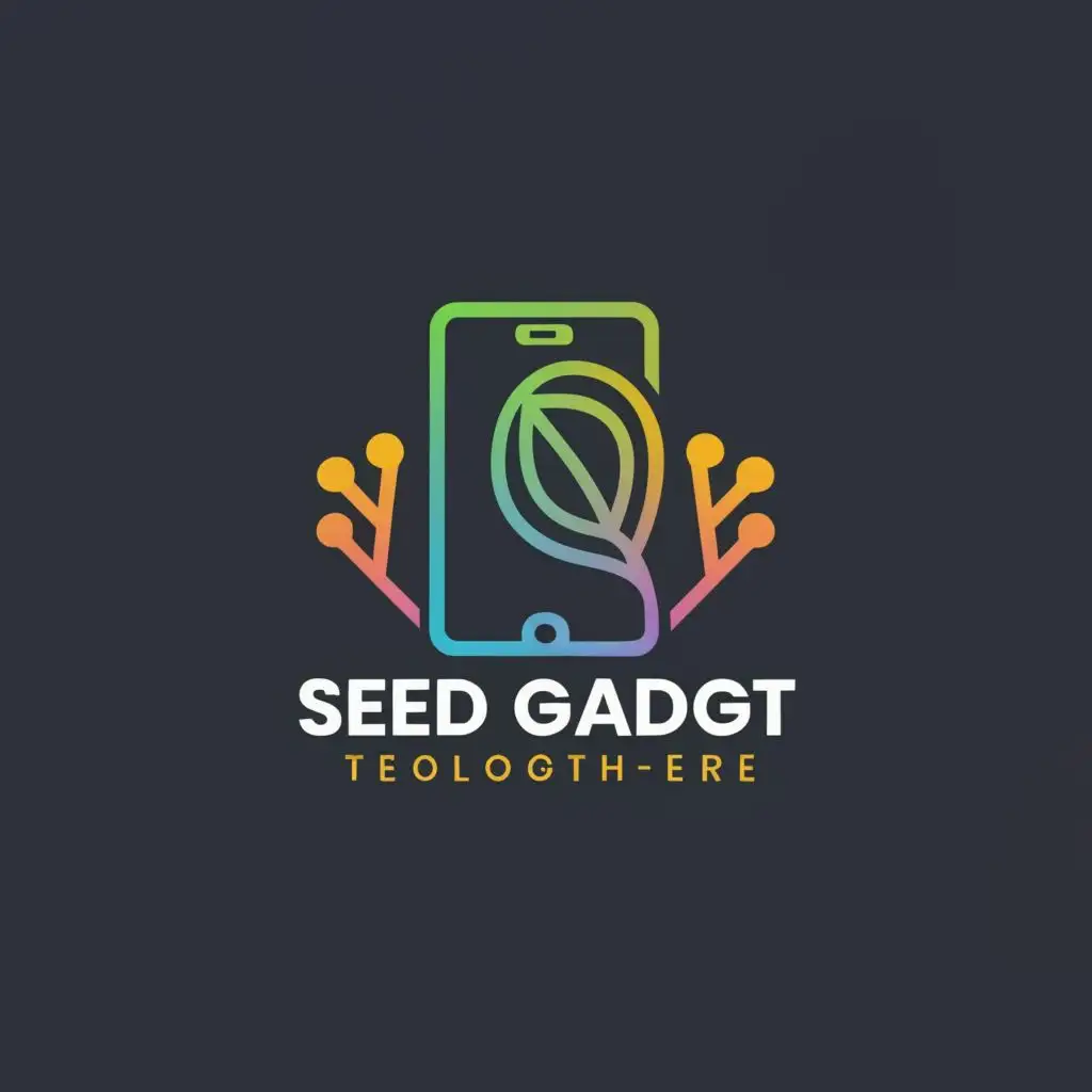 logo, Phone, with the text "Seed Gadget", typography, be used in Technology industry