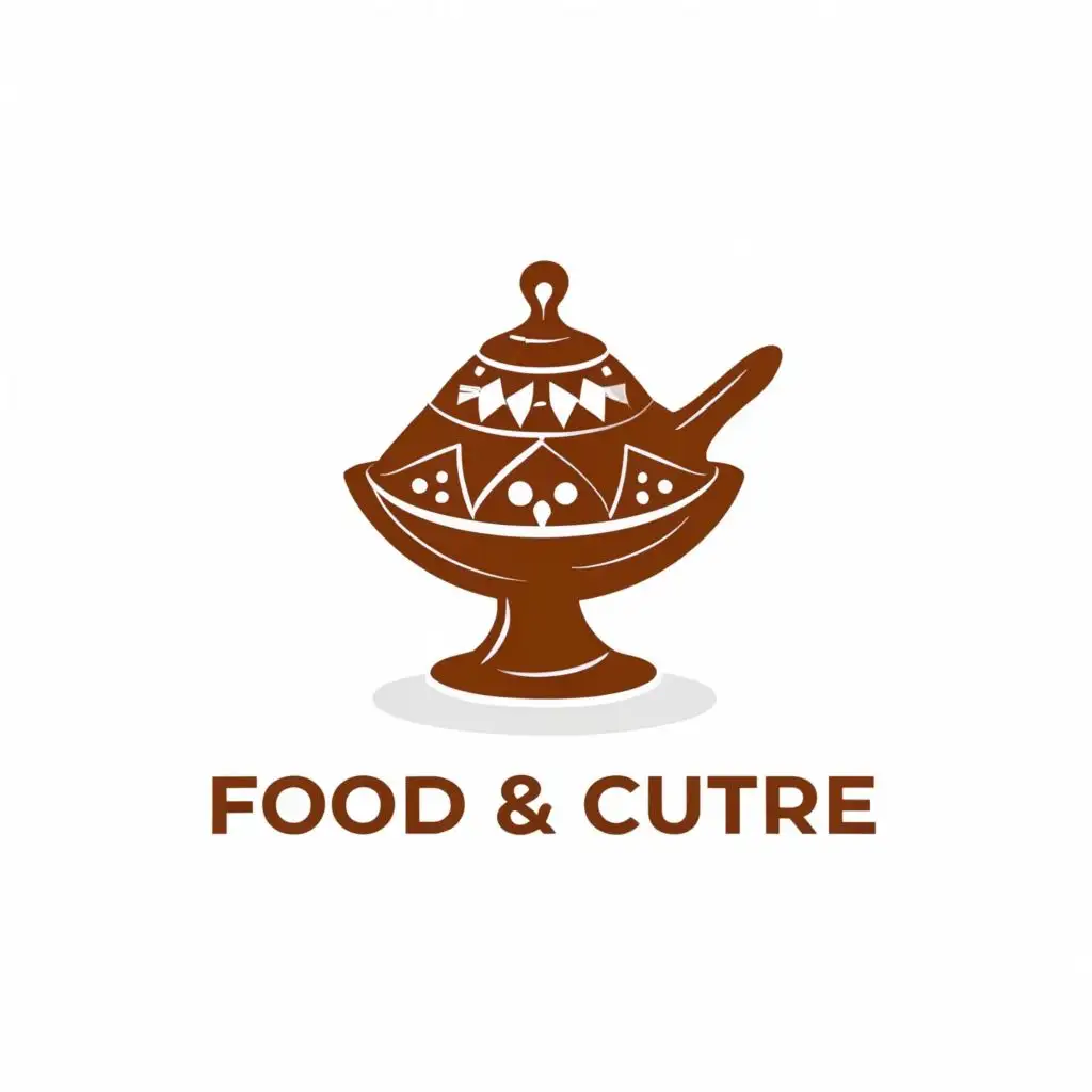 logo, tagine, with the text "Food&Cultre", typography, be used in Travel industry