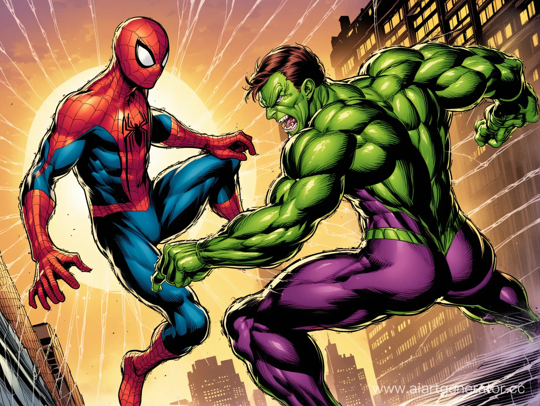Epic-Battle-SpiderMan-vs-Green-Goblin-in-Costume-Clash