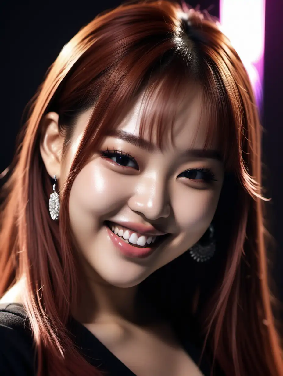 Hyper Realistic Cinematic Portrait of Lisa Blackpink with Beautiful Smile