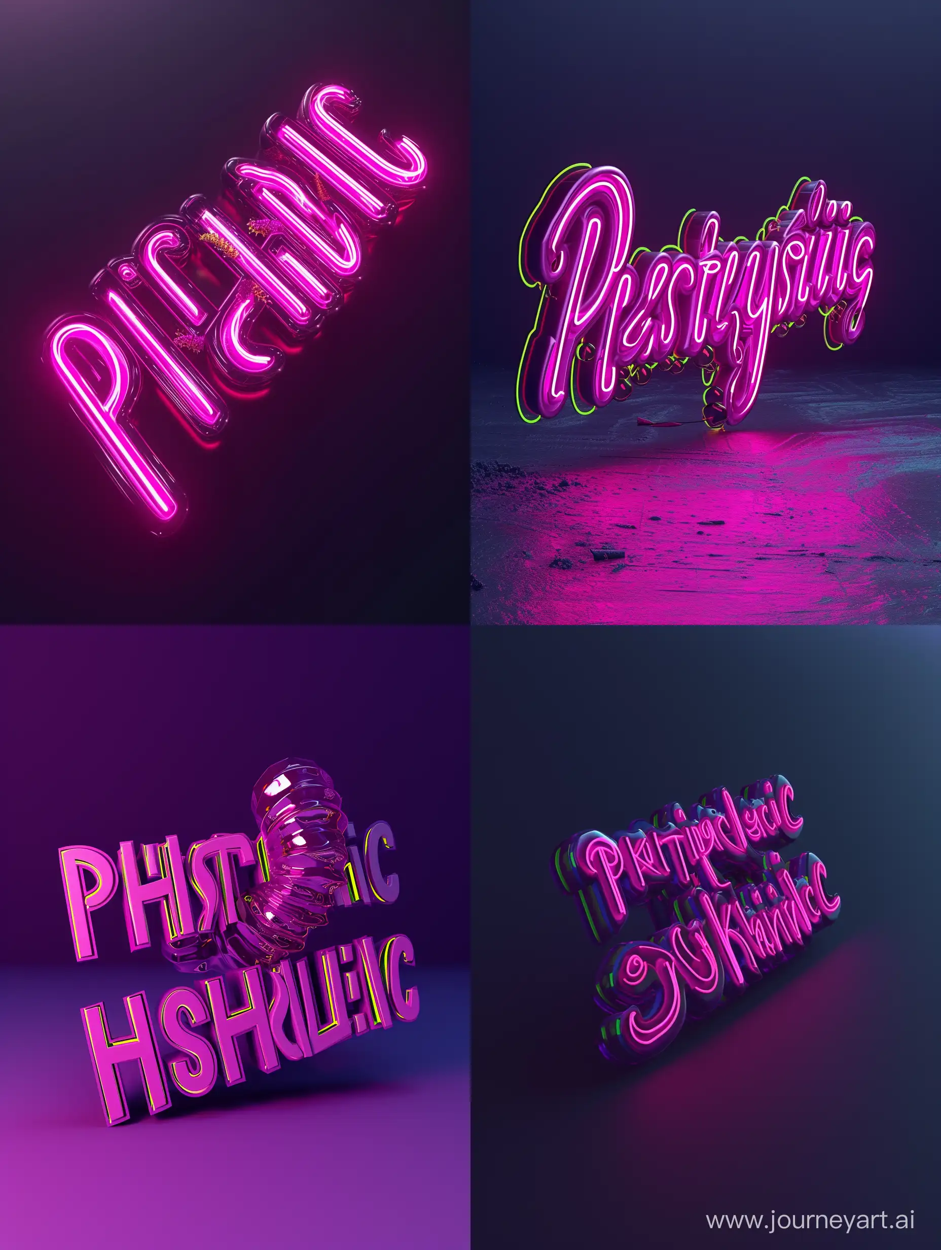 I need to generate a banner for discord... Size 1920x1080 (or the same aspect ratio)... I would like some cool gaming hacker banner with 3D text "Psychedelic" in purple-pink colors... --v 6 --ar 3:4 --no 69192