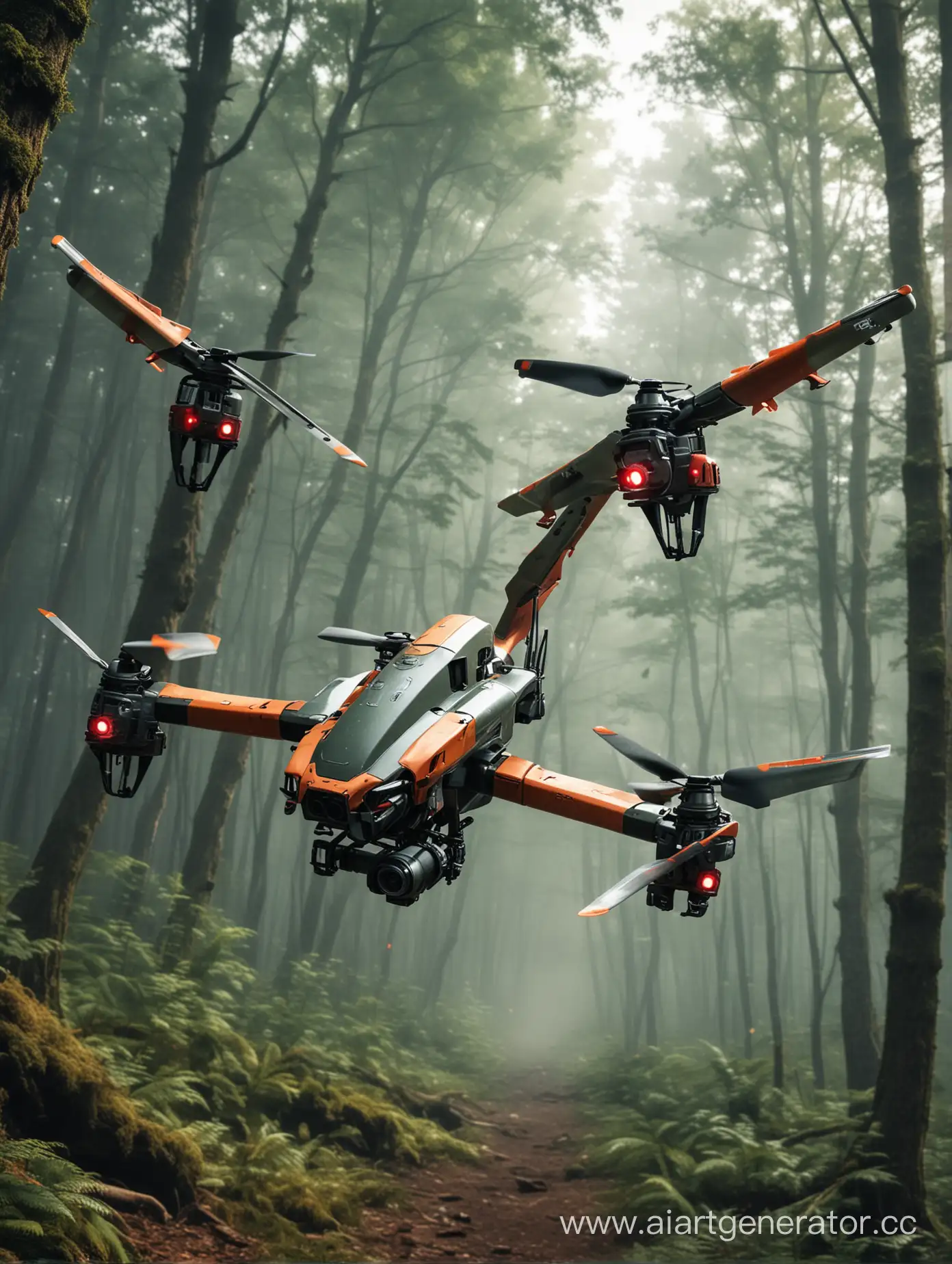 Drones-Maneuvering-in-Dense-Forest-Environment