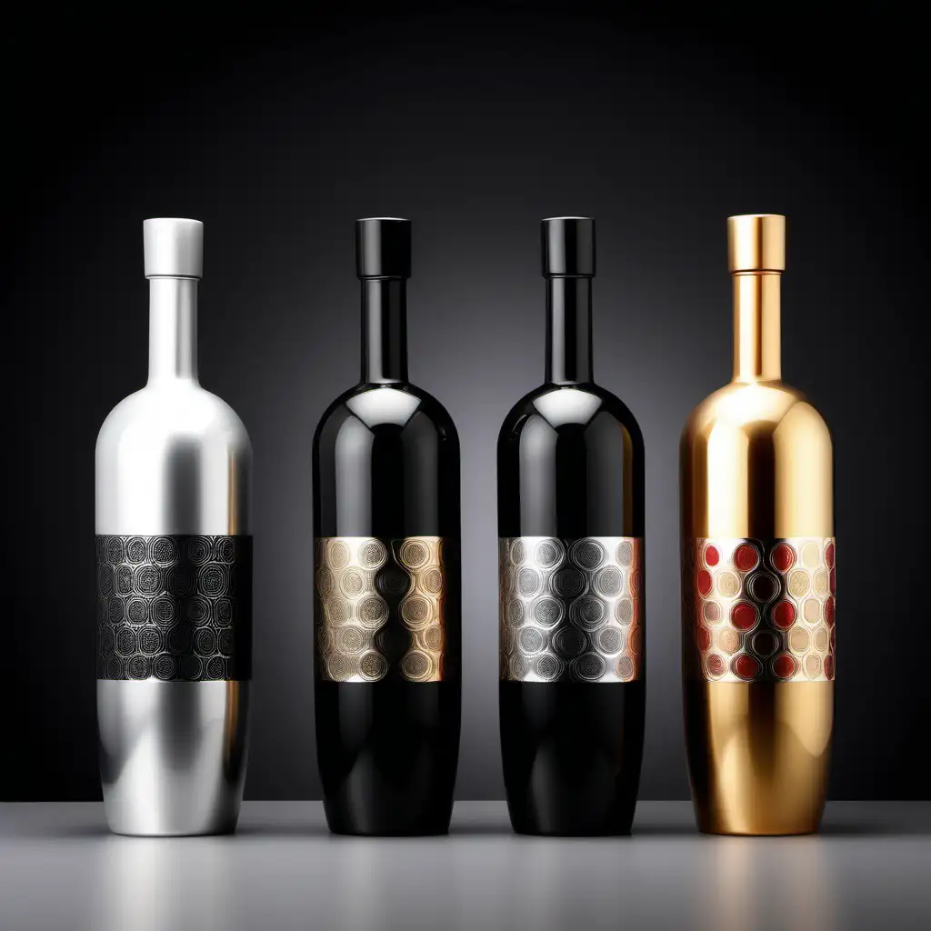Luxurious Taiwan Liquor Bottle Packaging Design HighEnd Wine Elegance