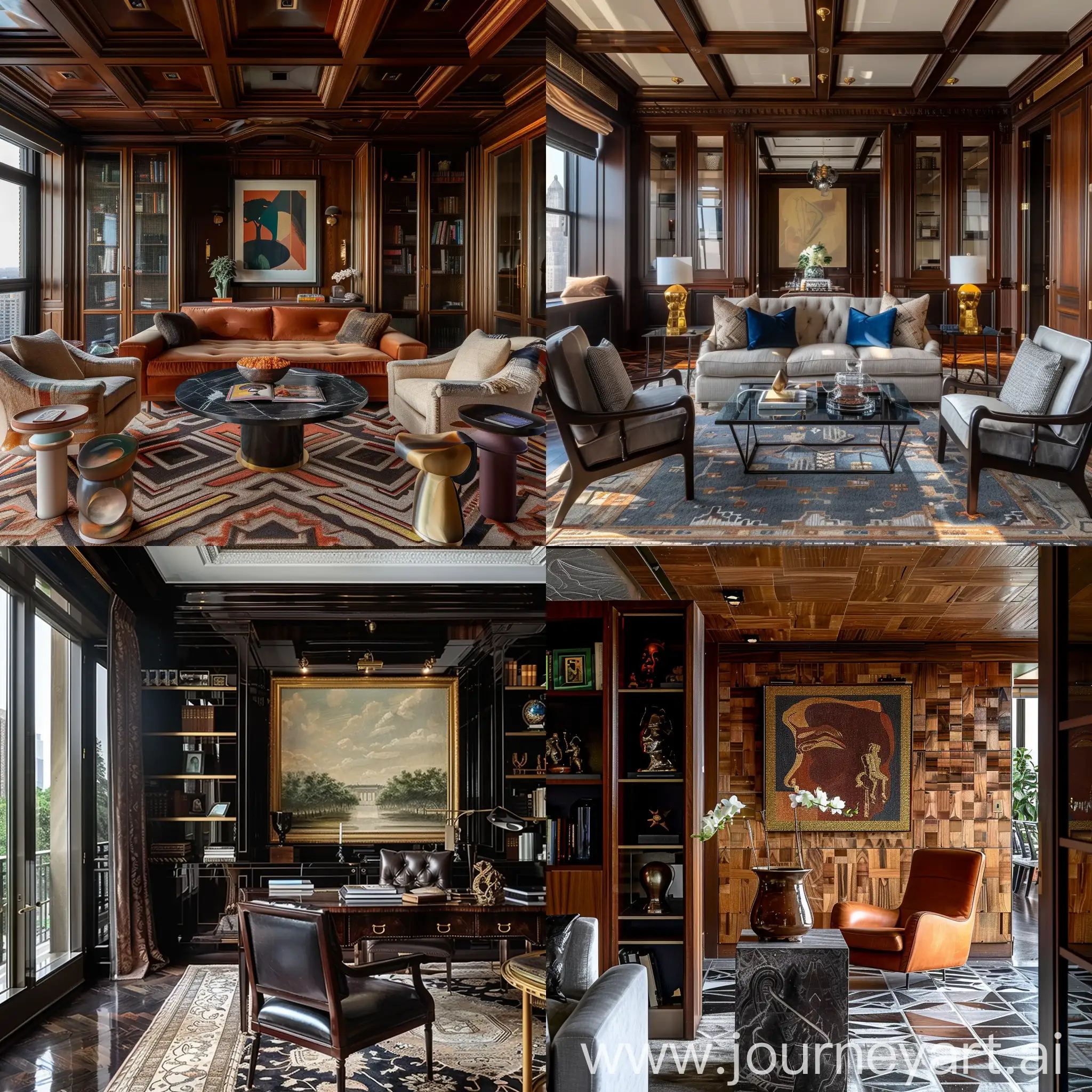 NeoCosmic-South-African-Colonial-Style-Penthouse-with-Dark-Mahogany-Aesthetic