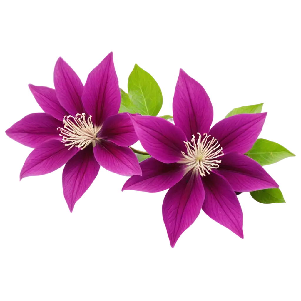 Exquisite-Clematis-Flower-PNG-Enhancing-Visual-Appeal-with-HighQuality-Transparency
