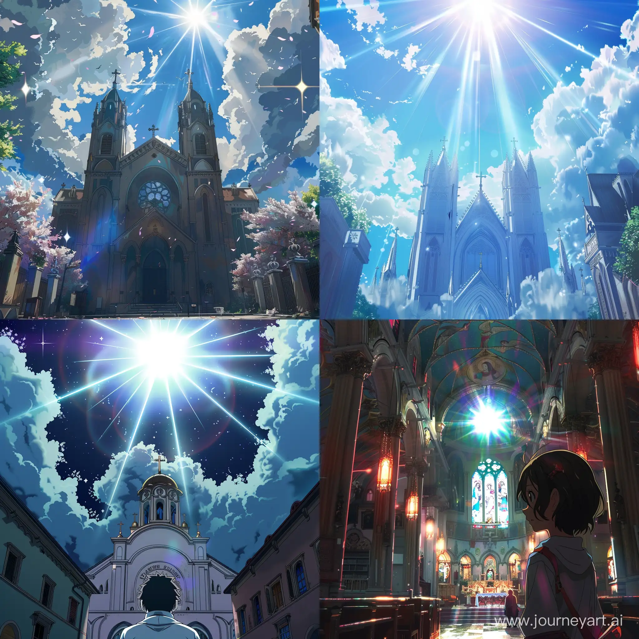 But the bright shine of the churches is becoming more and more blinding.  Anime style