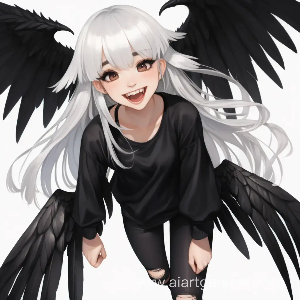 Angelic-Being-with-Silky-White-Hair-and-Black-Wings-in-a-Gothic-Outfit