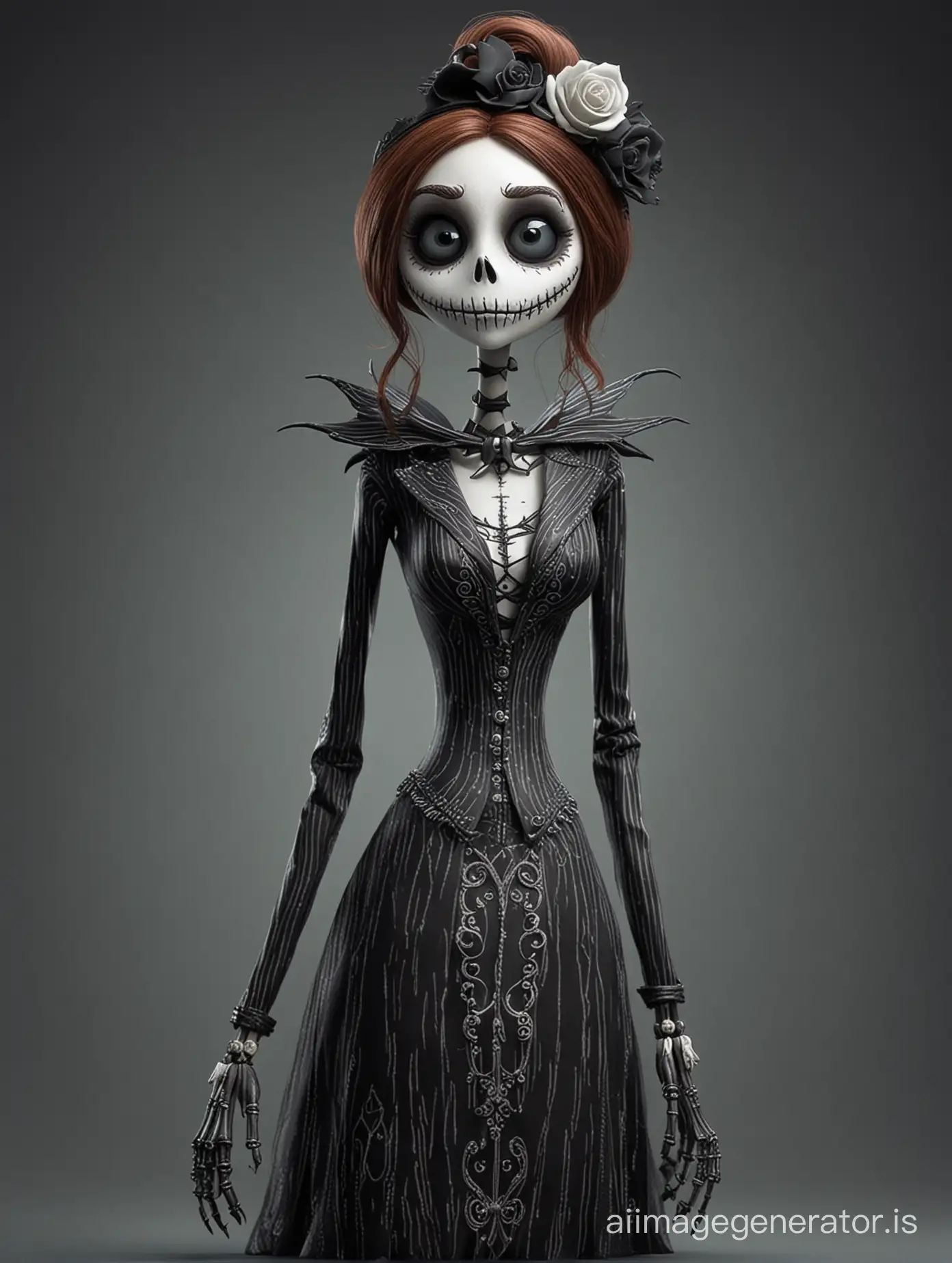 Ethereal-Female-Representation-of-Jack-Skellington