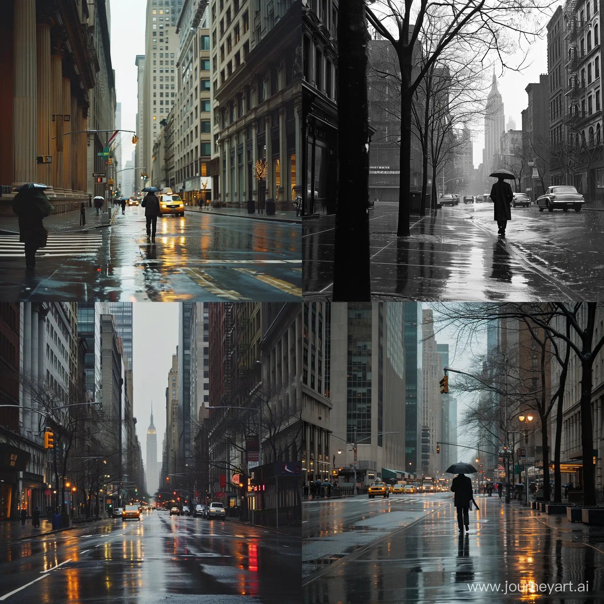 Solitude-in-Rainy-New-York-City-Street